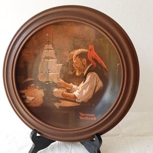 Norman Rockwell "The Ship Builder" plate # 017680